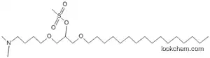 Molecular Structure of 89449-28-5 (2-Propanol, 1-[4-(dimethylamino)butoxy]-3-(hexadecyloxy)-,methanesulfonate (ester))